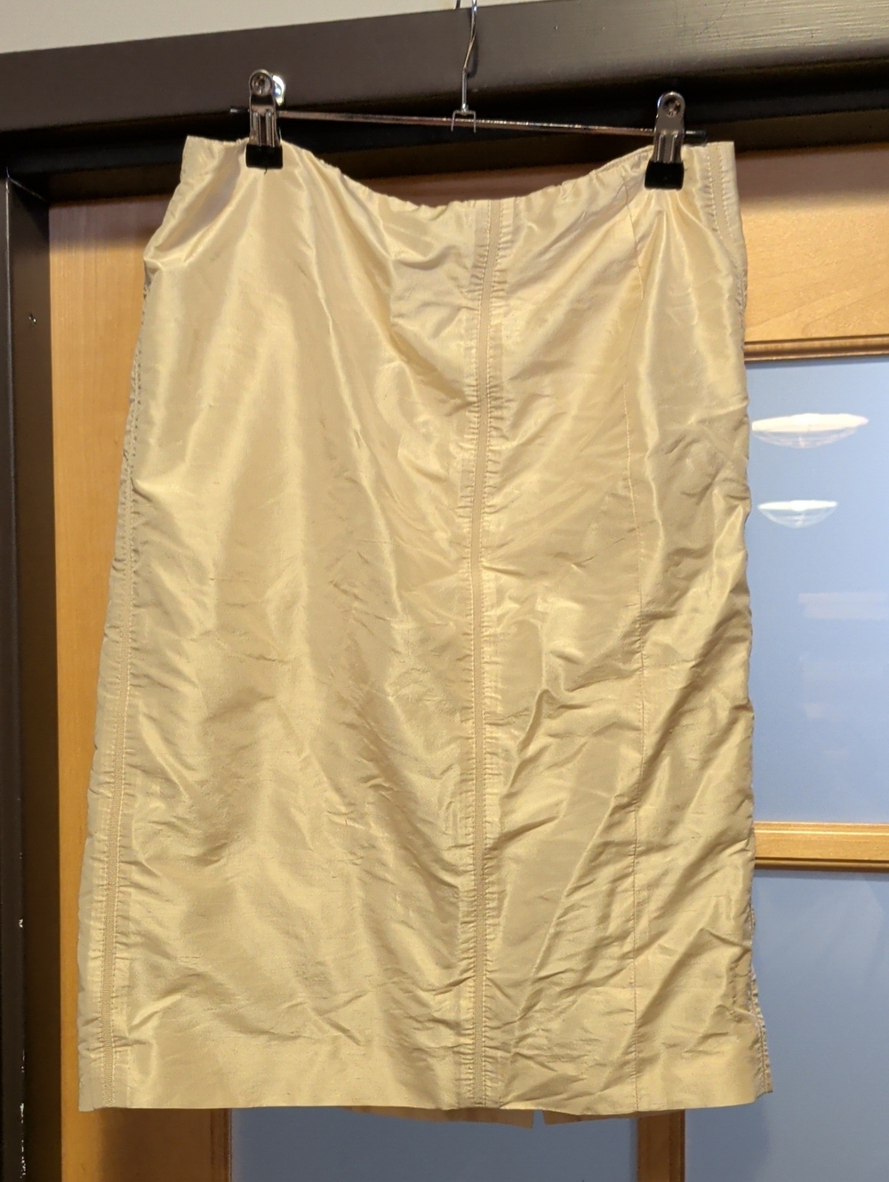 Les Copains Cream Pencil Skirt